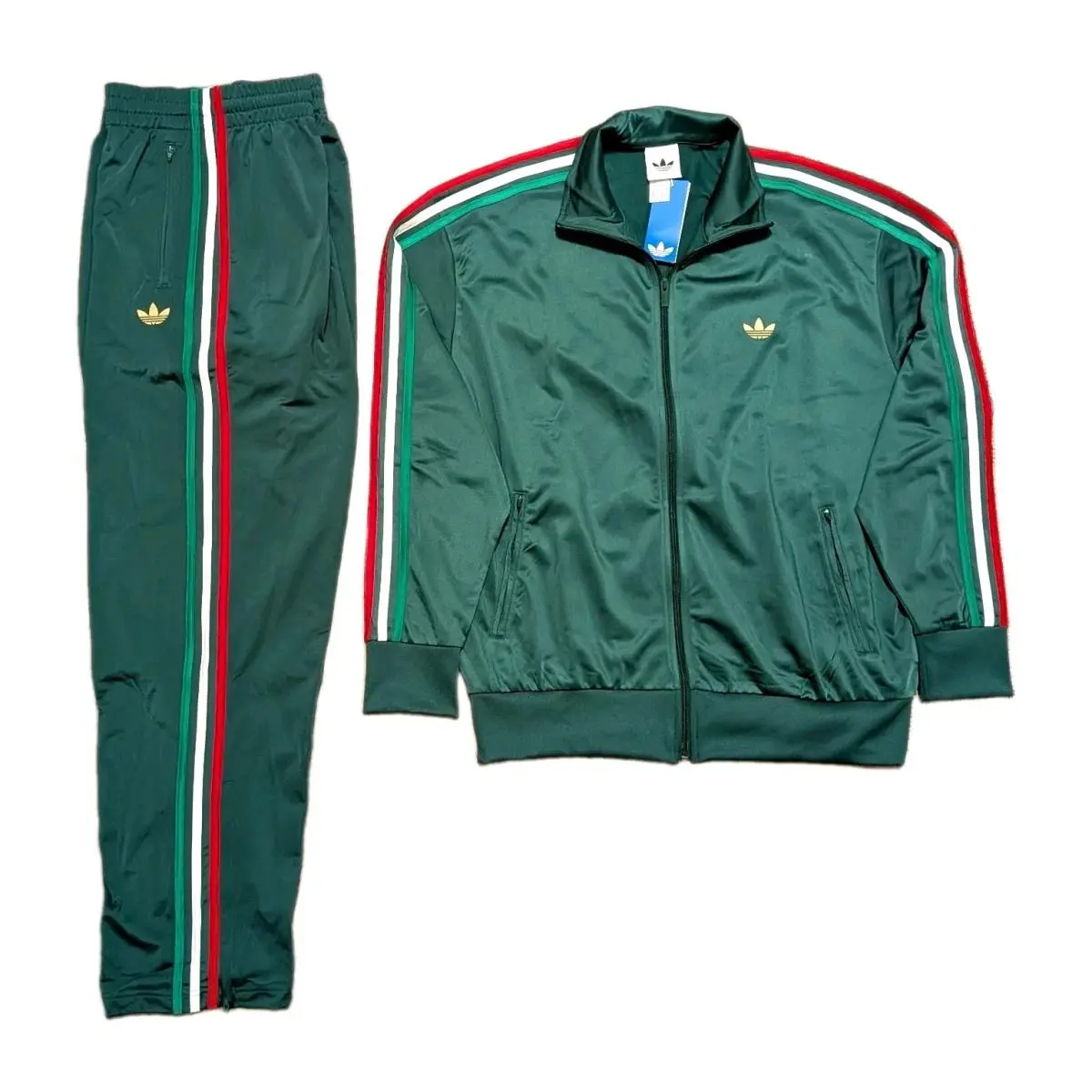Adidas clothing - KD3845 & KD3834 - GREEN Red White 6