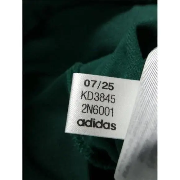 Adidas clothing - KD3845 & KD3834 - GREEN Red White 3