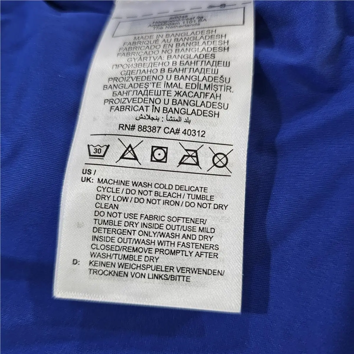 Adidas clothing - Blue 9