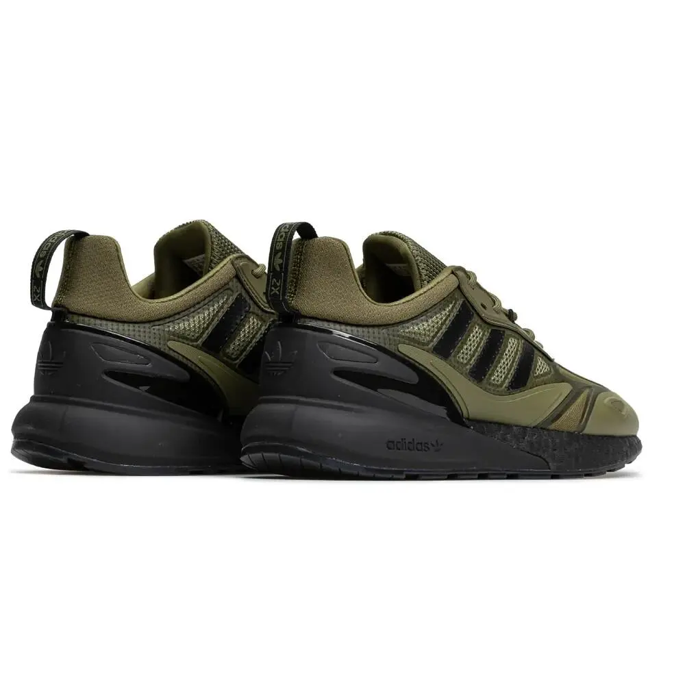 Adidas shoes - adidas ZX 2K - GW0518 - Focus Olive / Core Black / Orange Rush 12