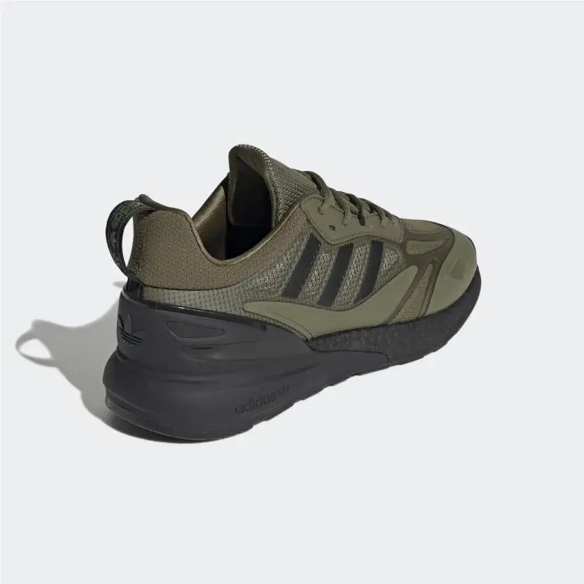 Adidas shoes - adidas ZX 2K - GW0518 - Focus Olive / Core Black / Orange Rush 18