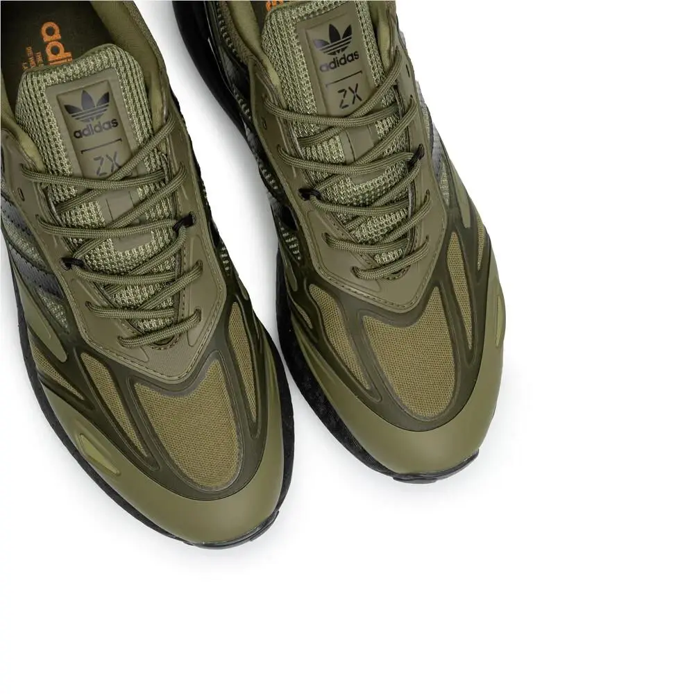 Adidas shoes - adidas ZX 2K - GW0518 - Focus Olive / Core Black / Orange Rush 13