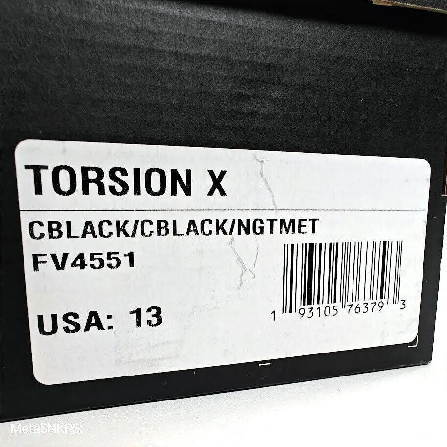 Adidas shoes - adidas Torsion X - Torsion - FV4551 - Black 0