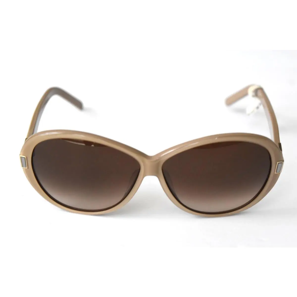Chloé Women`s Round Beige Oversized CE605S 275 60-10-135 Sunglasses