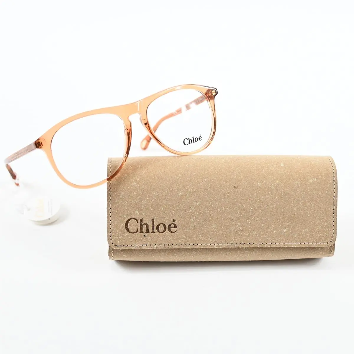Chloe CH0010O 004 Womens Eyeglasses Clear Orange 54-16mm