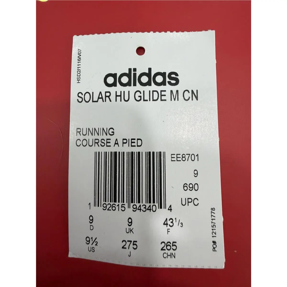 Adidas shoes - adidas Solar Hu Glide Chinese New Year - EE8701 - Red 10