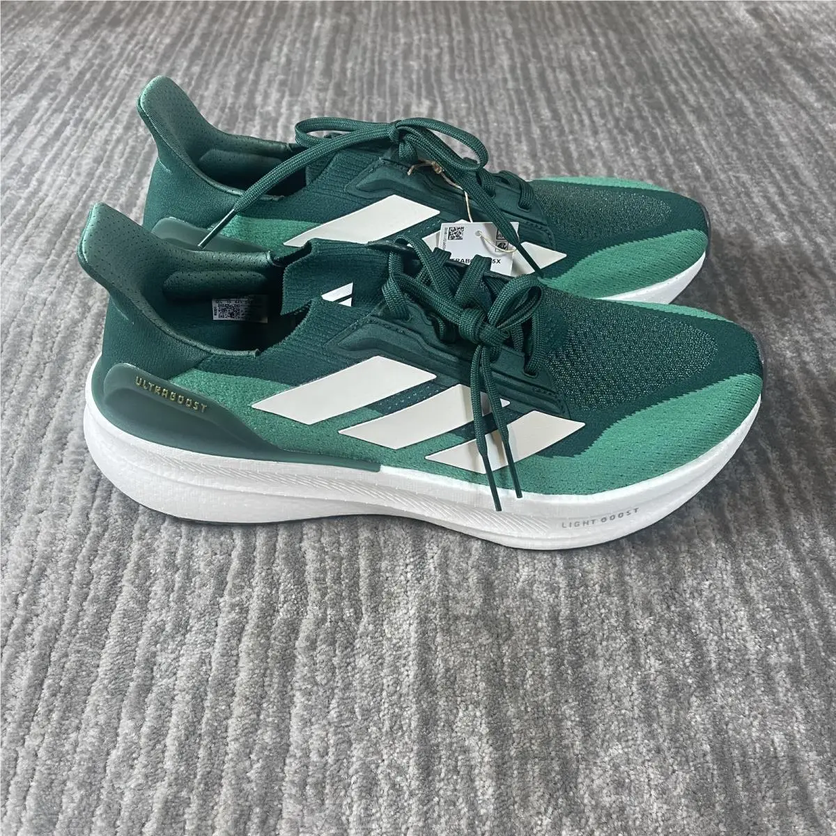 Adidas Ultraboost 5X Shoes Mens Size 10.5 Green Running Sneakers JH9041