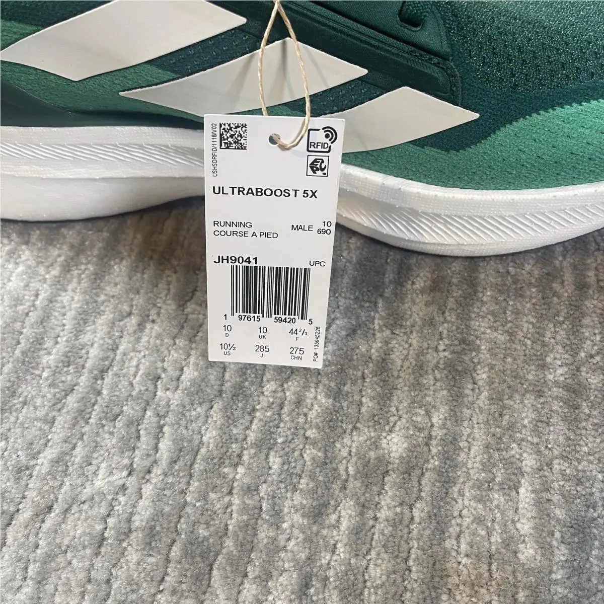 Adidas shoes - adidas UltraBoost X - UltraBoost - JH9041 - Green 5