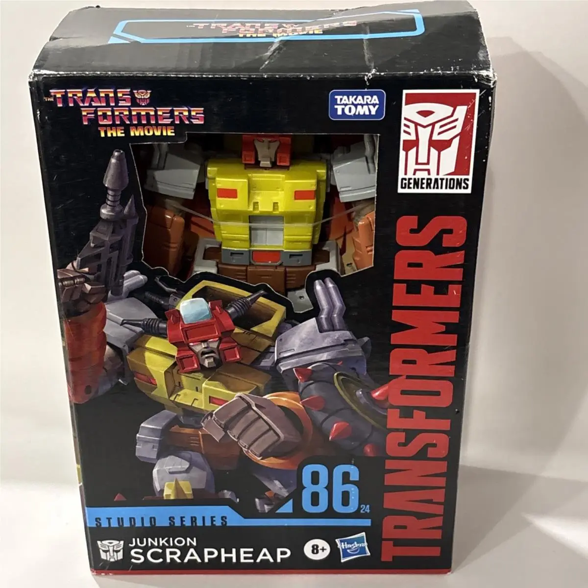 Hasbro Transformers Studio Series 86 Scrapheap Transforming w/ Backdrop