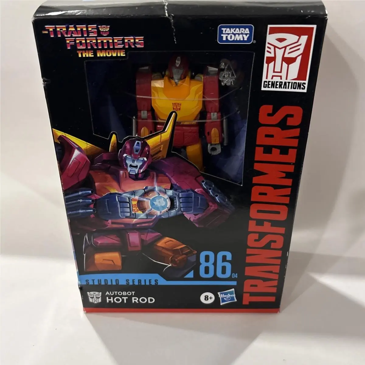 2022 Hasbro Transformers The Movie Autobot Hot Rod 86 Takara Tomy Action Figure