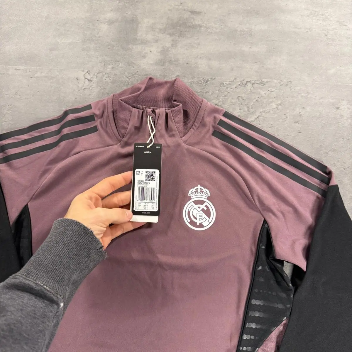 Adidas clothing - Real Madrid Training Top - Real Madrid Training Top - Purple 1