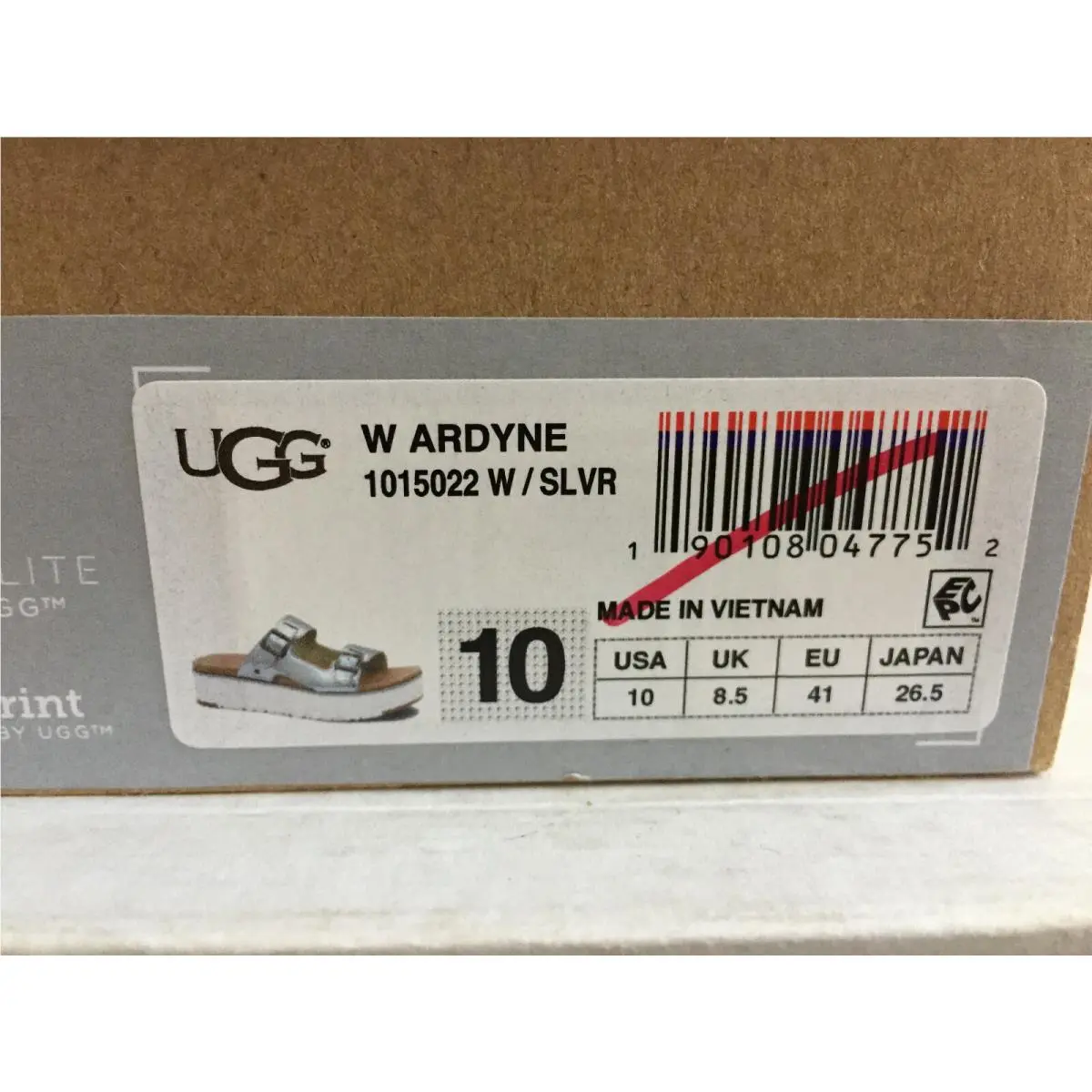 UGG shoes - METALLIC SILVER 4