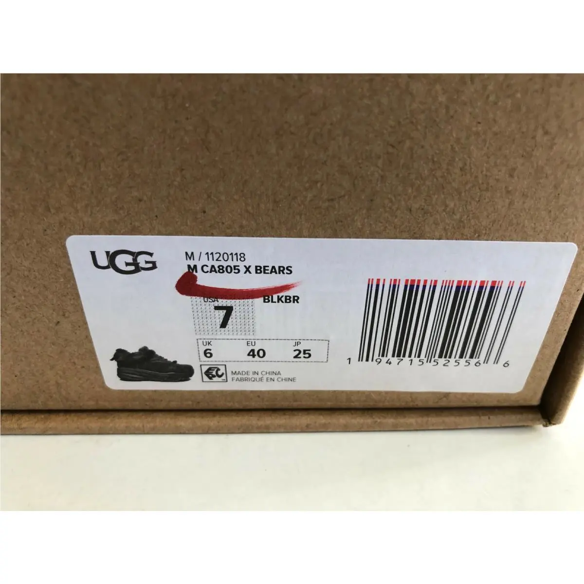 UGG shoes - ALL GENDER CA805 X BEAR - NATURAL 5