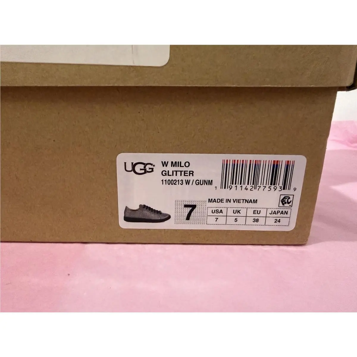 UGG shoes - UGG Milo Glitter - Milo Glitter - 1100213 - Gray 9