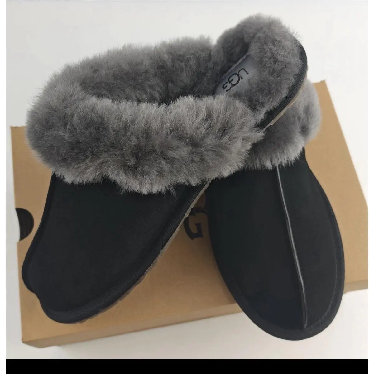 UGG shoes - UGG Scuffette II - Scuffette - Black/Grey 0