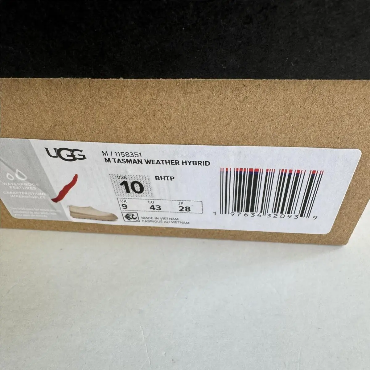 UGG shoes - WEATHER HYBRID - WEATHER HYBRID - BIRCH / WHITE PEPPER 6