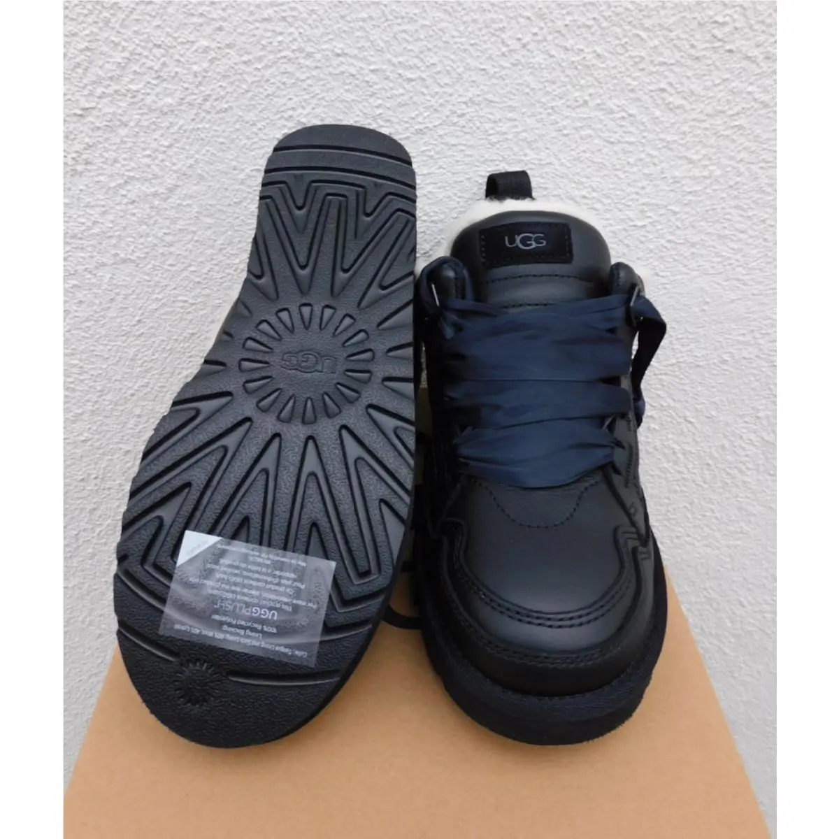 UGG shoes - UGG Lowmel Leather - Lowmel Leather - Black (UPC: 198605271014) 3