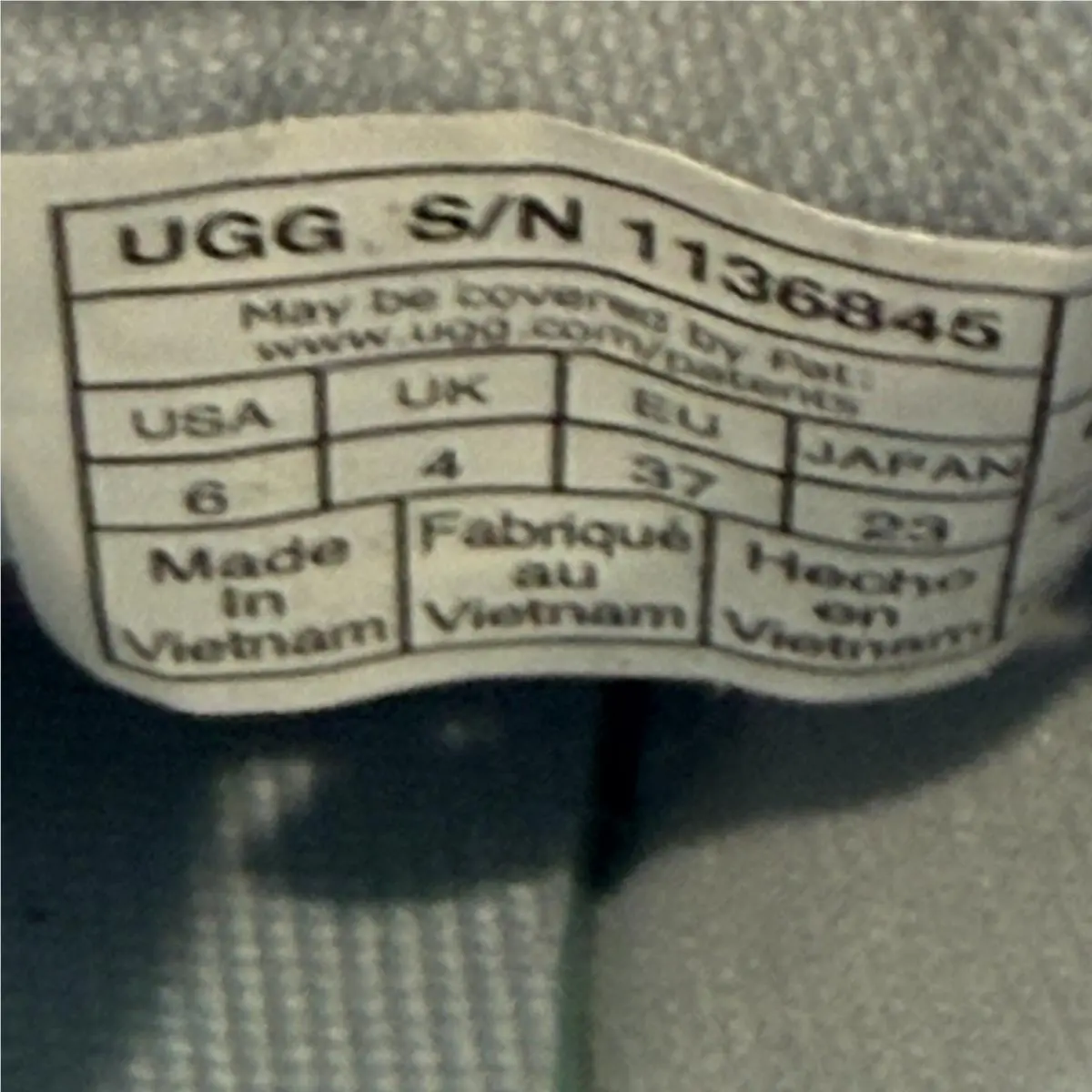 UGG shoes - CA1 - 1136845 - Blue (UPC: 196565716439) 9