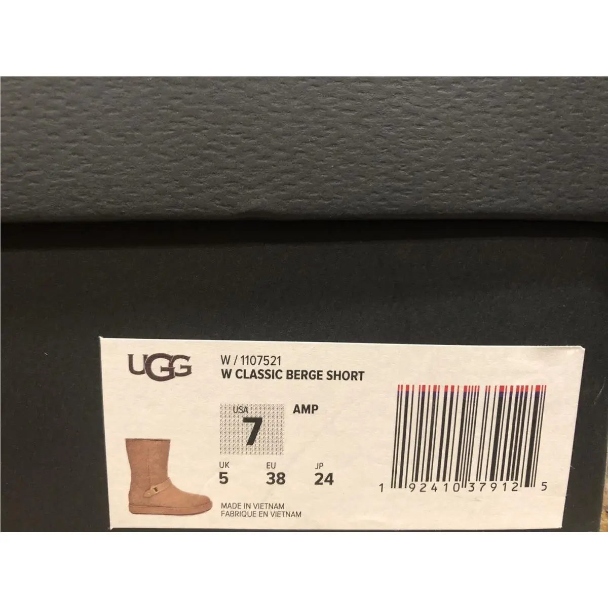 UGG shoes - UGG Classic Berge Short - Classic Berge Short - Amphora (UPC: 192410379125) 6