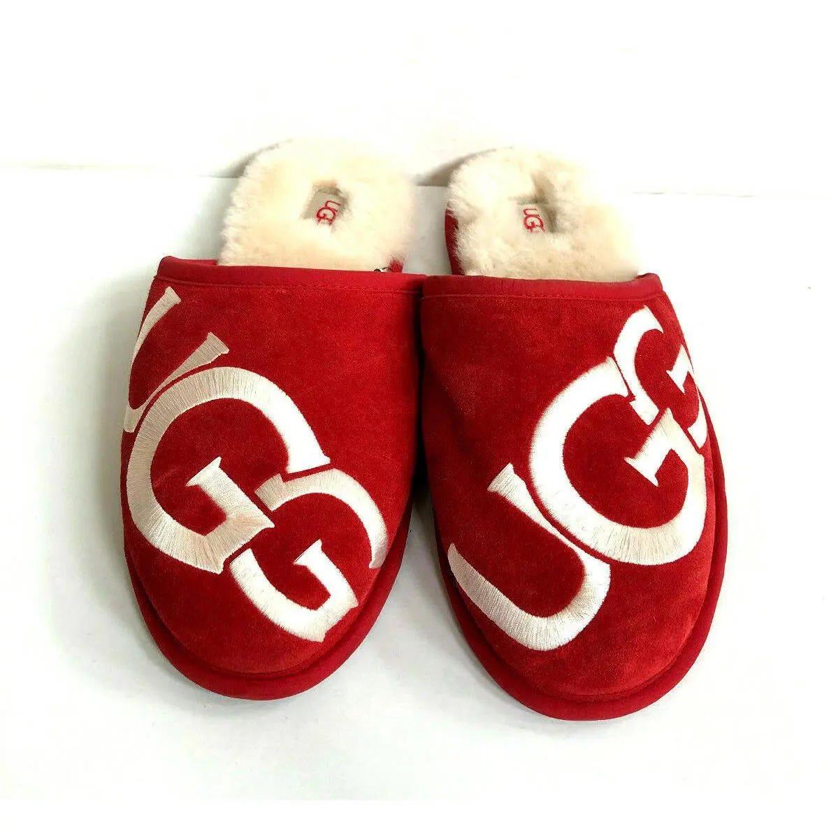 UGG shoes - UGG SCUFF - SCUFF - RED / WHITE 1