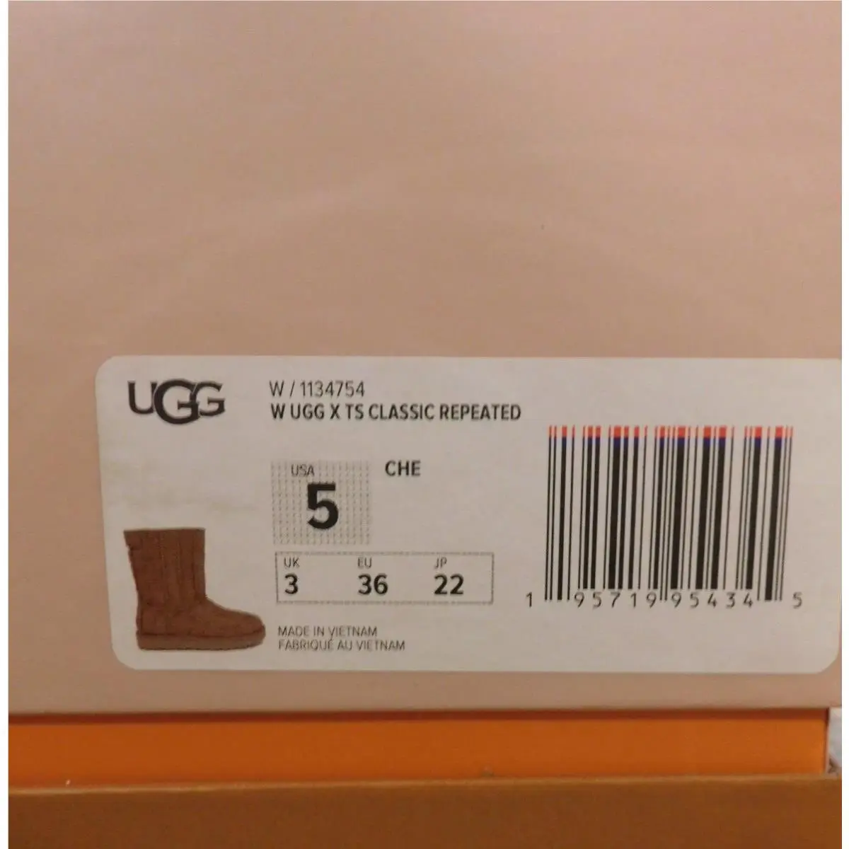 UGG shoes - UGG Tschabalala Classic Short - Tschabalala Classic Short - Chestnut (UPC: 195719954345) 3