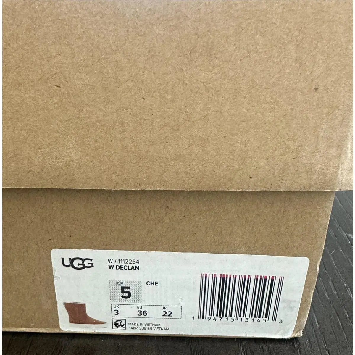 UGG shoes - UGG DECLAN - DECLAN - W/1112264 - Brown 6