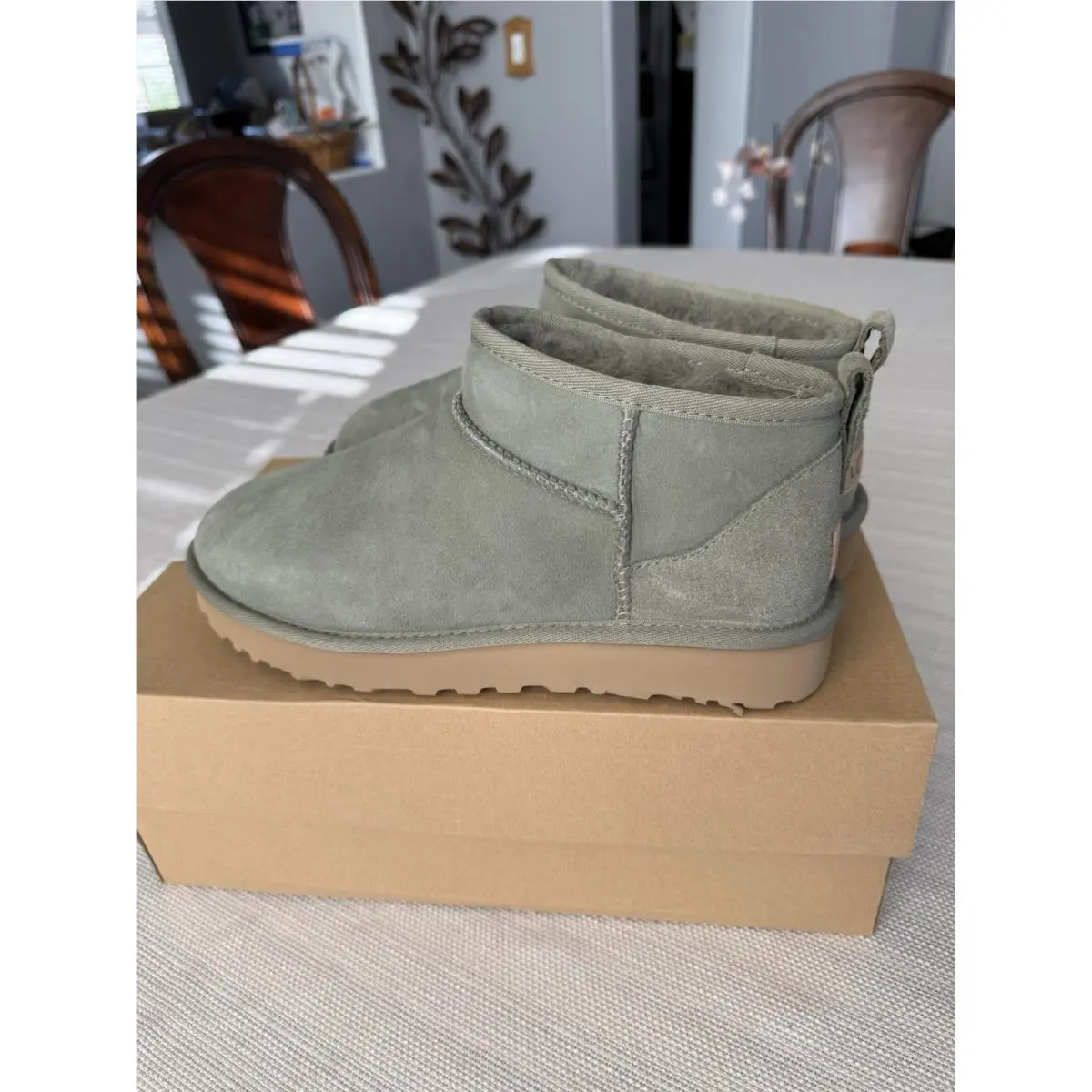 UGG shoes - UGG Australia Classic Ultra Mini - Green 2