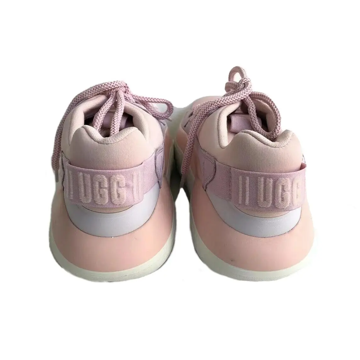 UGG shoes - UGG LA CLOUD LACE SHELL - SHELL / WHITE SUEDE 2
