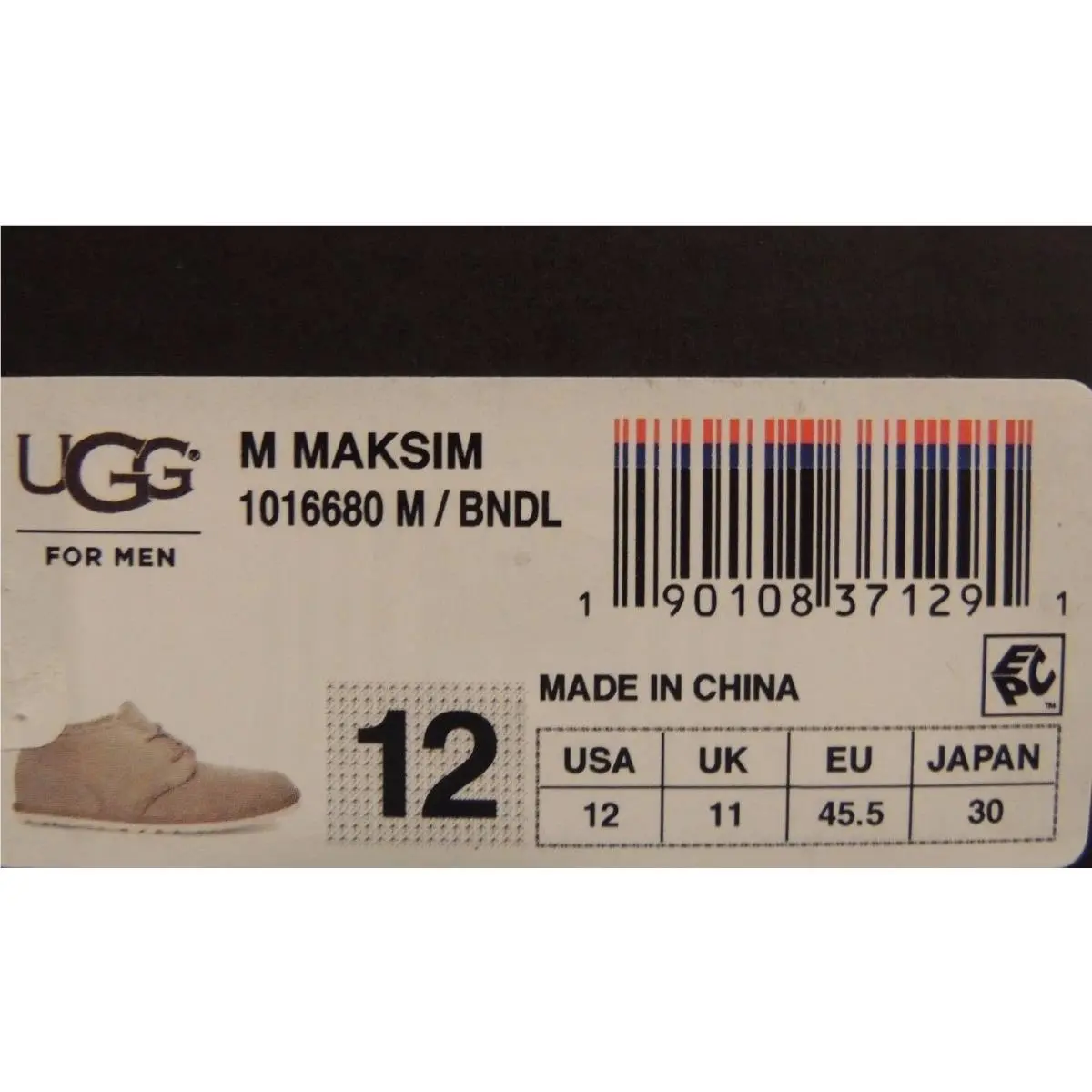 UGG shoes - UGG Maksim - Maksim - Brindle (UPC: 190108371291) 3