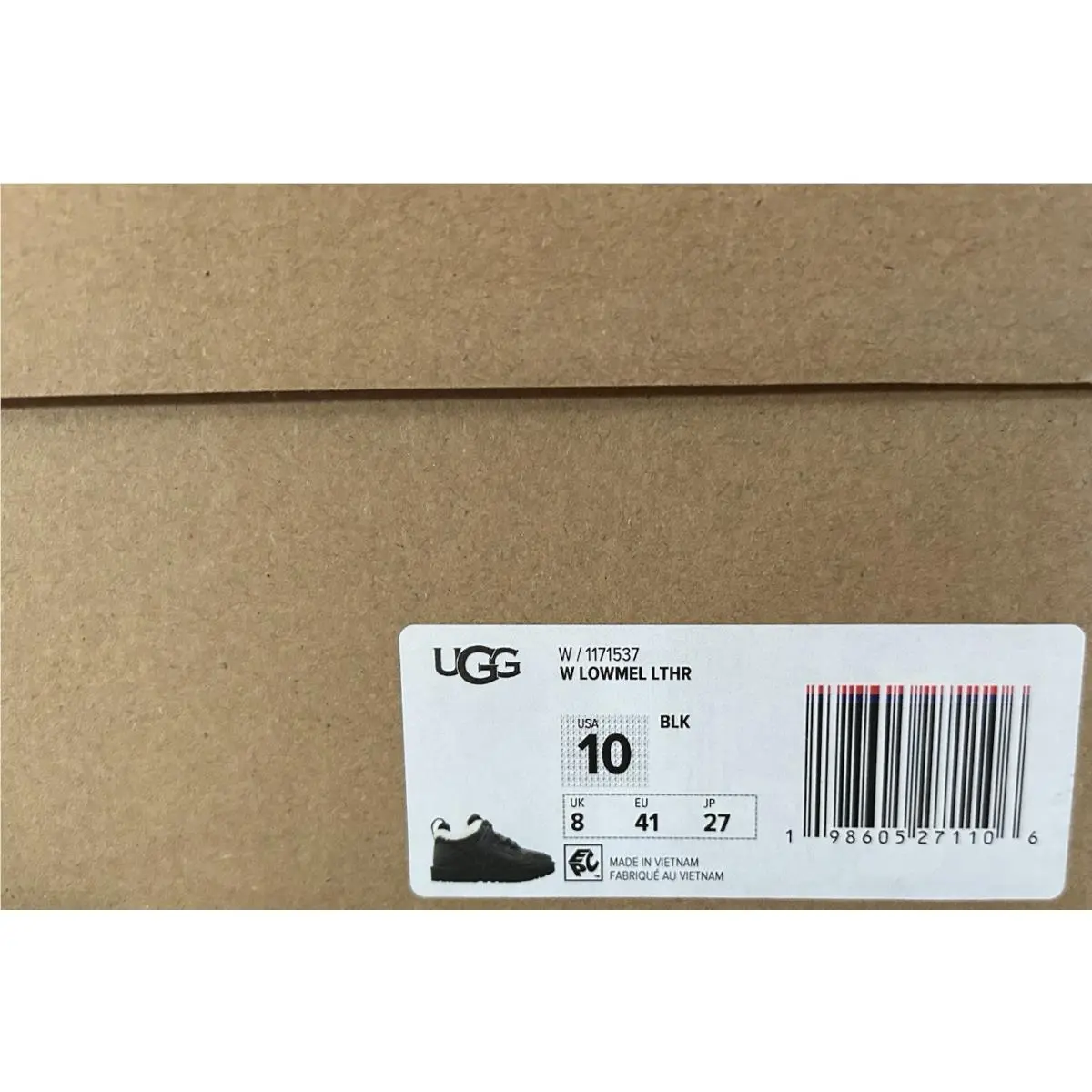 UGG shoes - UGG Lowmel Leather - Lowmel Leather - Black (UPC: 198605271106) 5