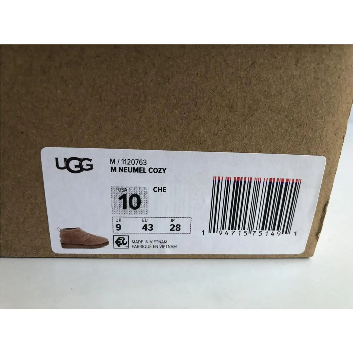 UGG shoes - COZY - COZY - CHESTNUT 6