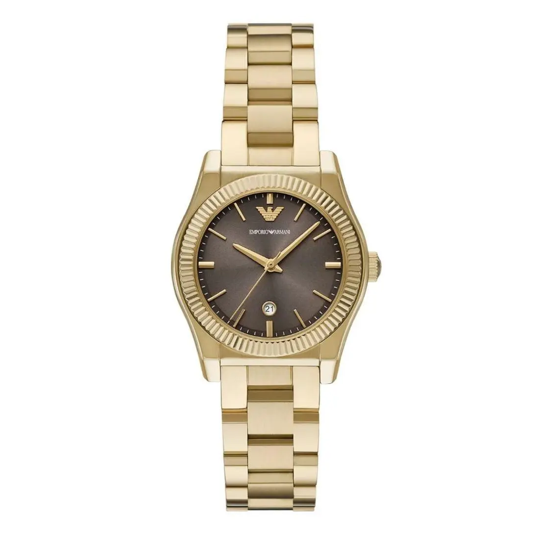 Women`s Federica Brown Dial Quartz Watch AR11700 by Emporio Armani