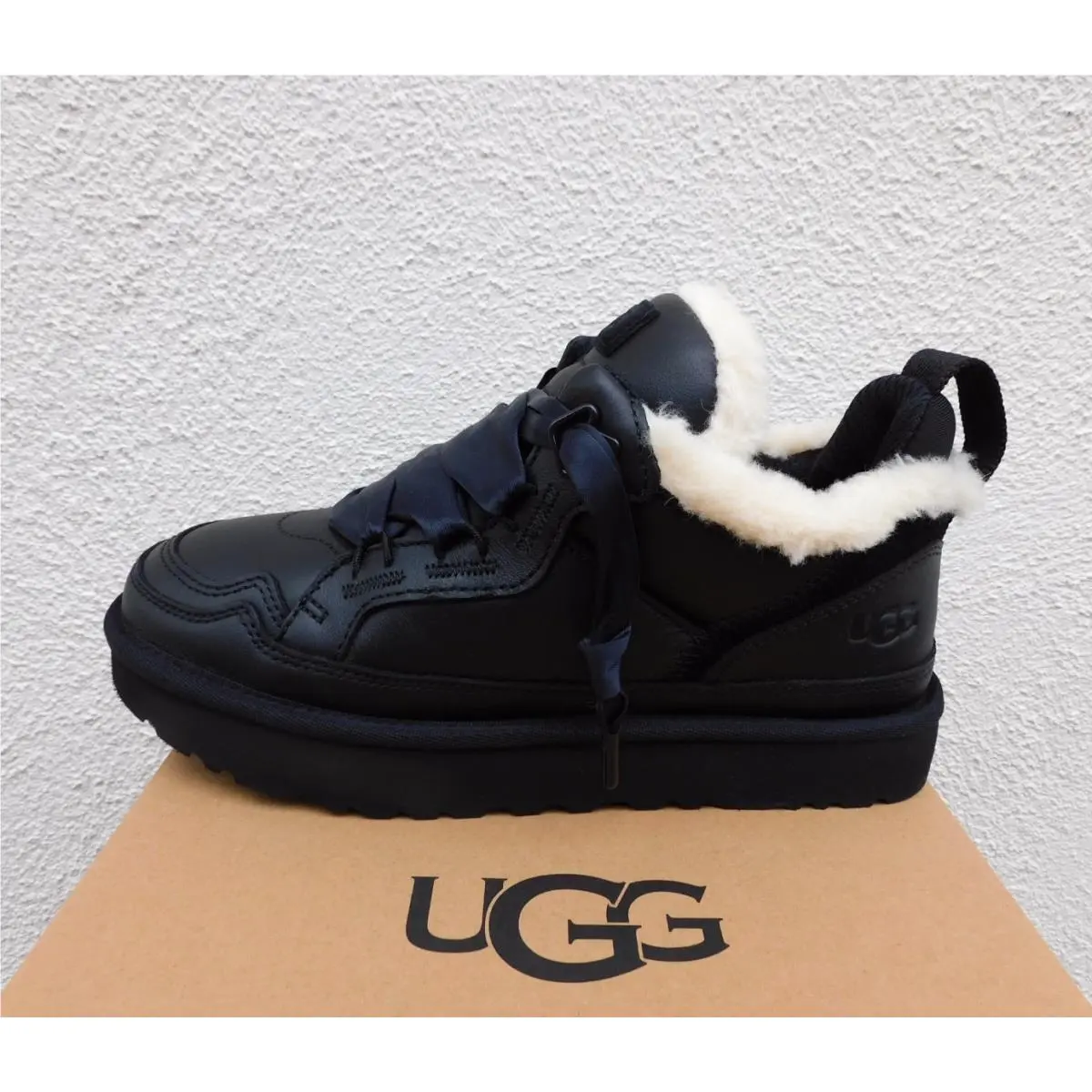 UGG shoes - UGG Lowmel Leather - Lowmel Leather - Black (UPC: 198605271083) 2