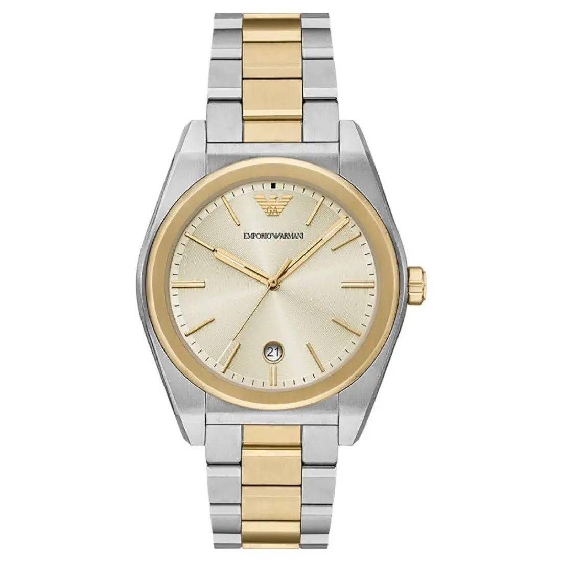 Federico Men`s Cream Dial Quartz Watch AR11716 by Emporio Armani
