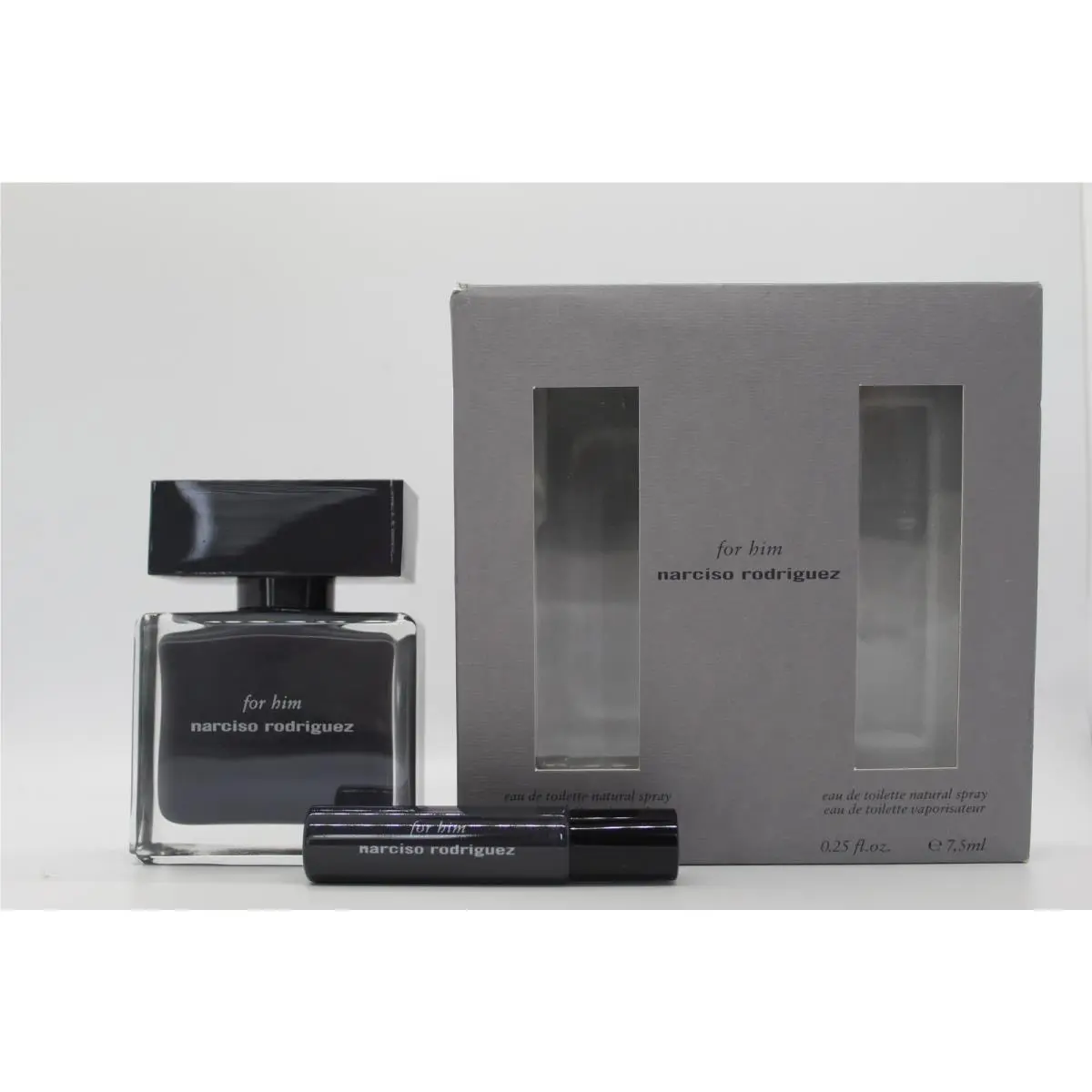 Narciso Rodriguez For Him Set – Edt 1.6 oz + 0.25 oz Vaporizer Men