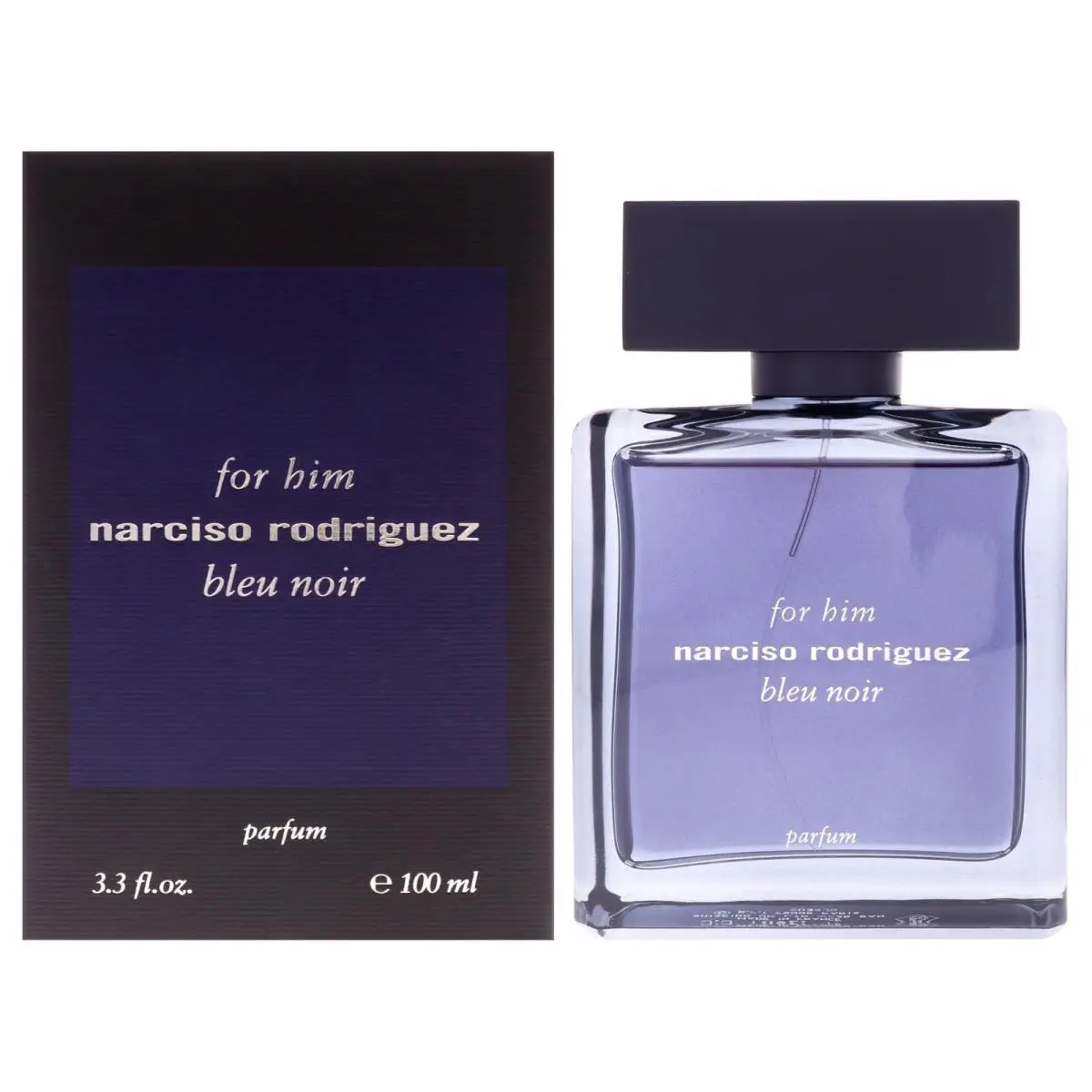 Narciso Rodriguez Bleu Noir Parfum 3.4 oz 100 ml For Men