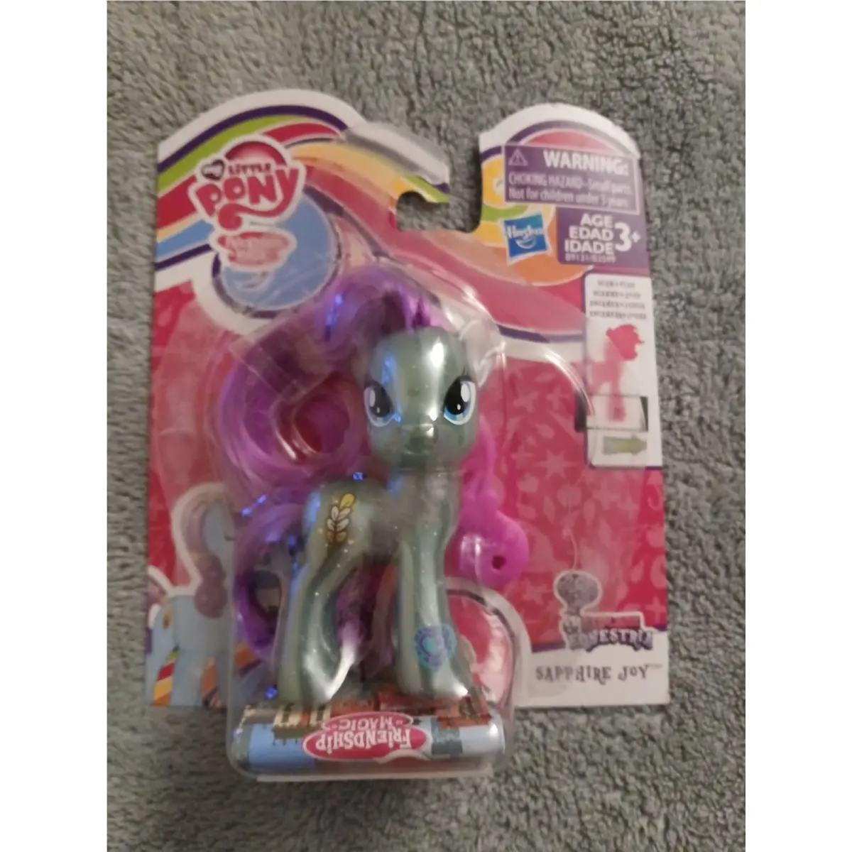 Mlp My Little Pony 2016 Fim Friendship Brushable Sapphire Joy. See Description