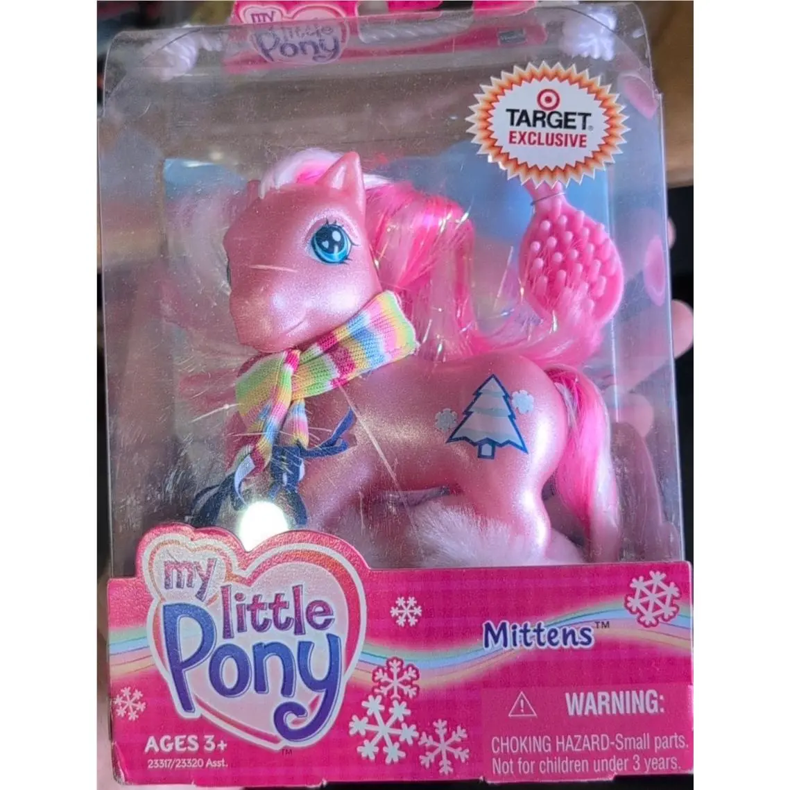 My Little Pony Mittens Target 2003 Exclusive Christmas Season G3