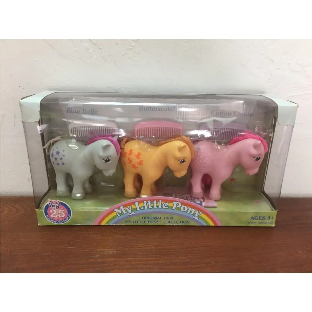 MY Little Pony 25TH Collection Blue Belle Butterscotch Cotton Candy