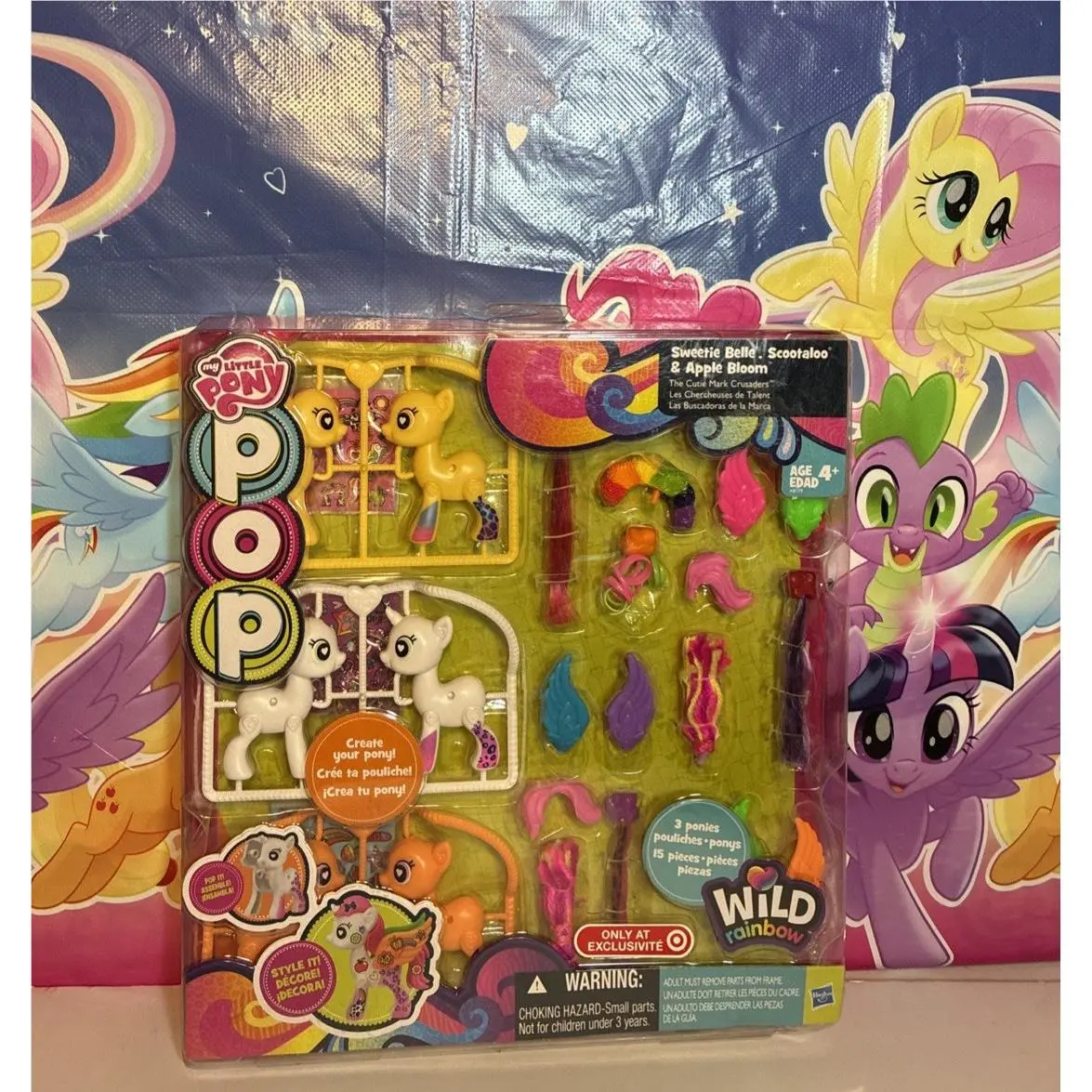 My Little Pony Pop Wild Rainbow Cutie Mark Crusaders Kit Target Exclusive
