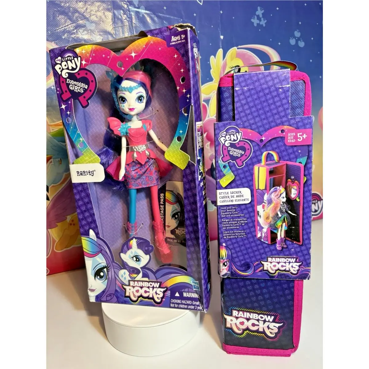 My Little Pony Equestria Girls Rainbow Rocks Rarity and Style Locker Read Desc