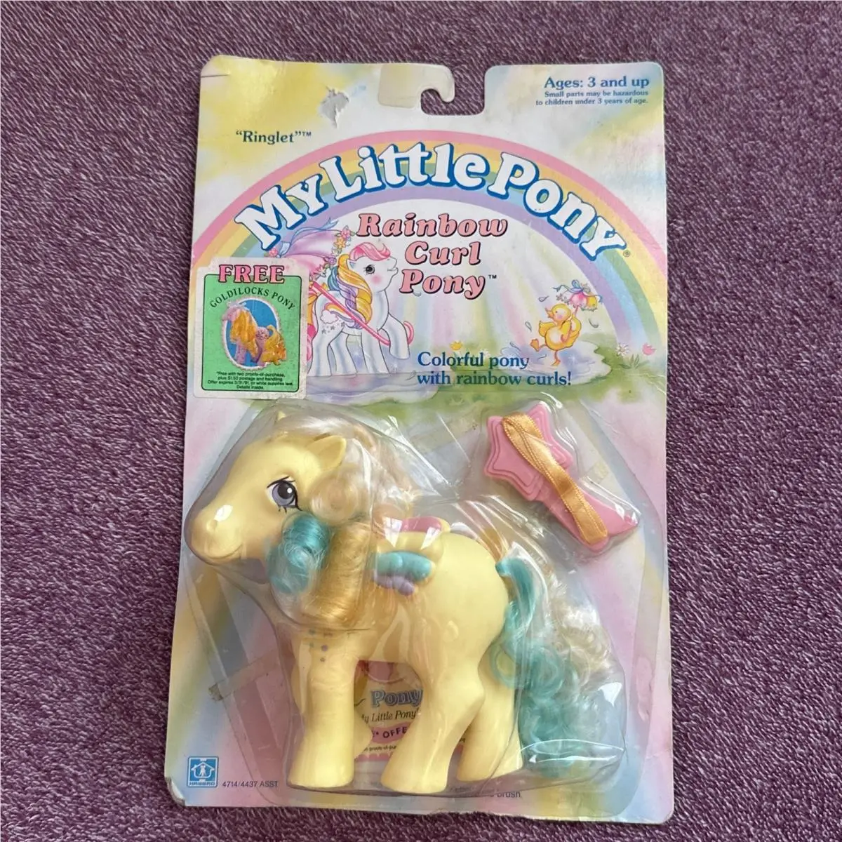 My Little Pony G1 - Ringlet - Rainbow Curl Pony