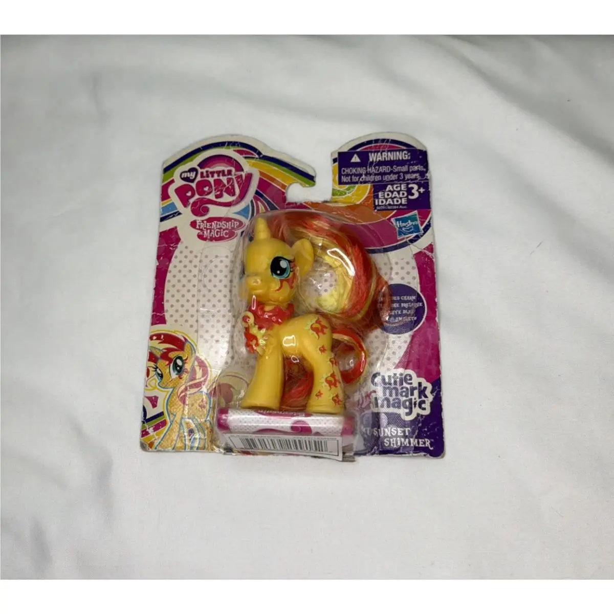 My Little Pony G4 Fim Brushable 3 Sunset Shimmer 2014 Hasbro In Package