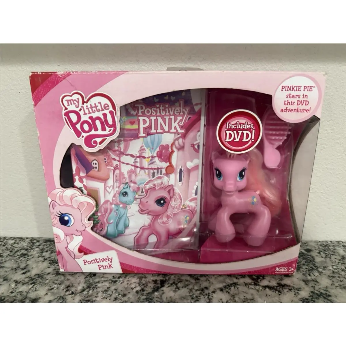 My Little Pony Diva Pose Pinkie Pie Mlp G3 2005 with Dvd Positively Rare