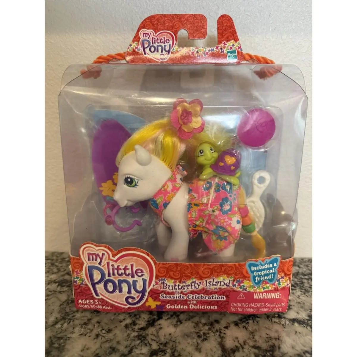 My Little Pony Mlp Island Seaside Celebration Golden Delicious +turtle GP3 2005