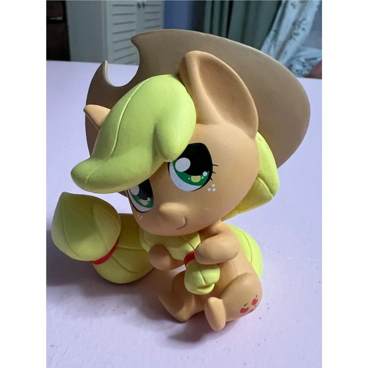 My Little Pony Brony Chibi Vinyl Figure Rare We Love Fine - Applejack