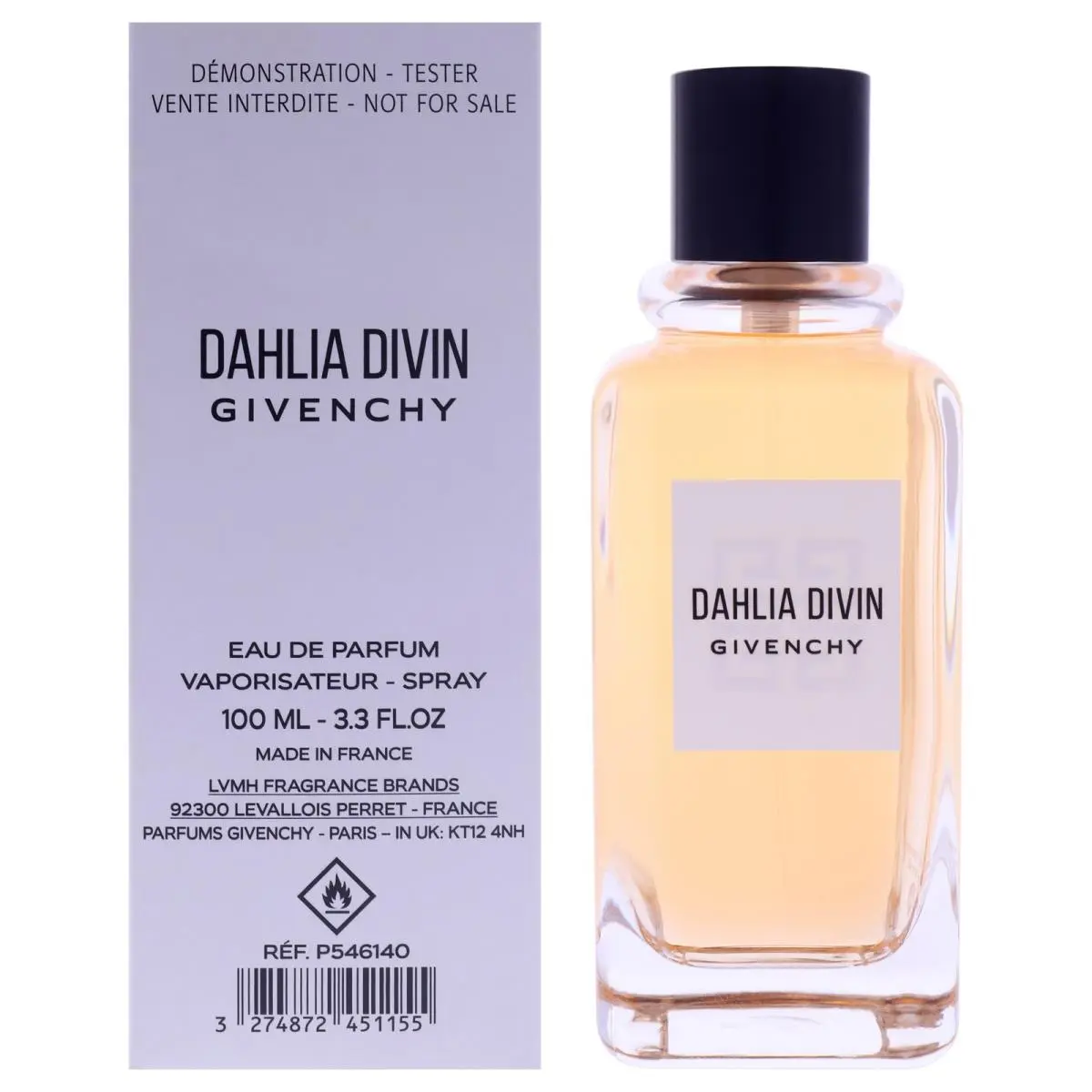 Givenchy Dahlia Divin Eau De Parfum 3.4 oz 100 ml For Women Tester