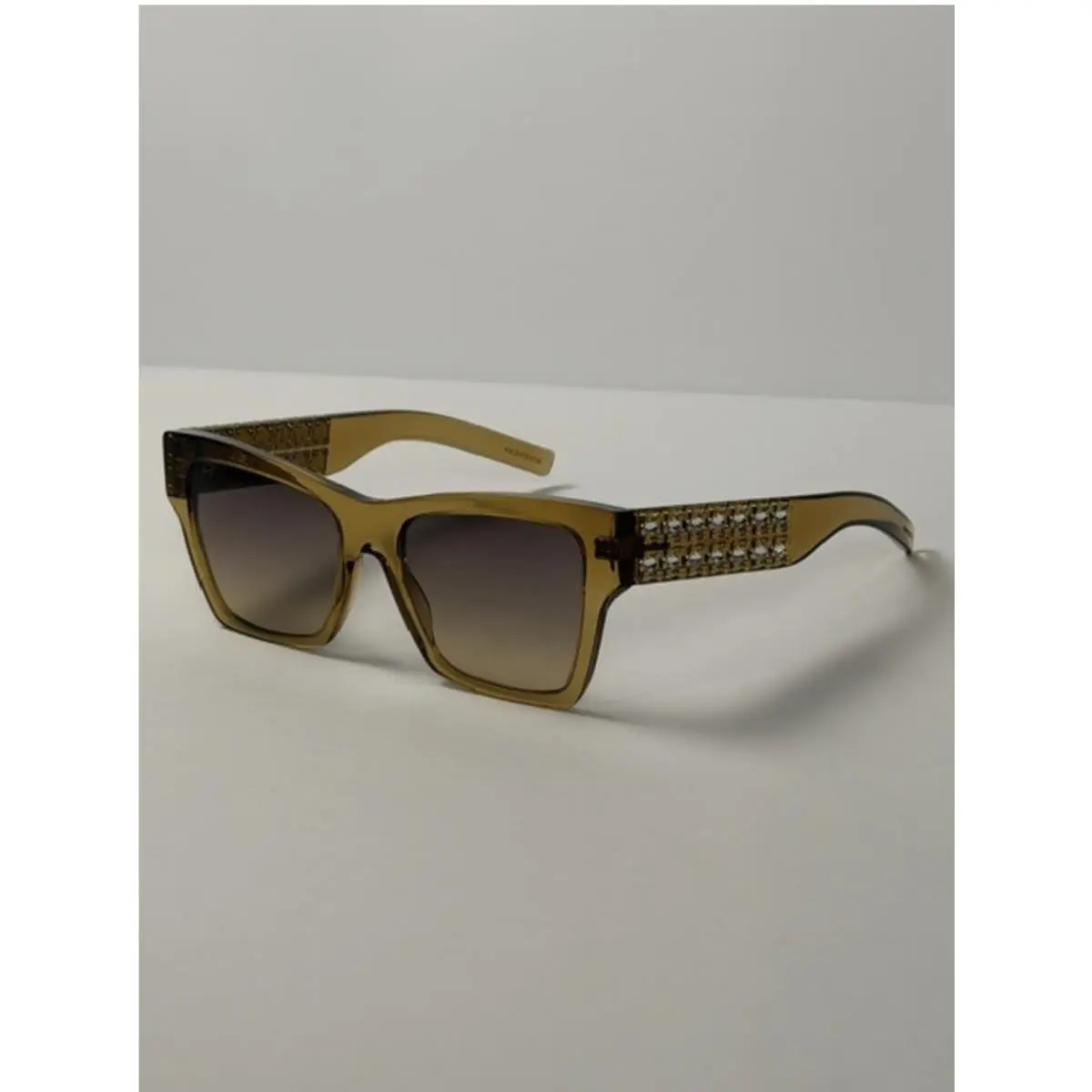GV40076I 57B Transparent Beige/brown Sunglasses by Givenchy