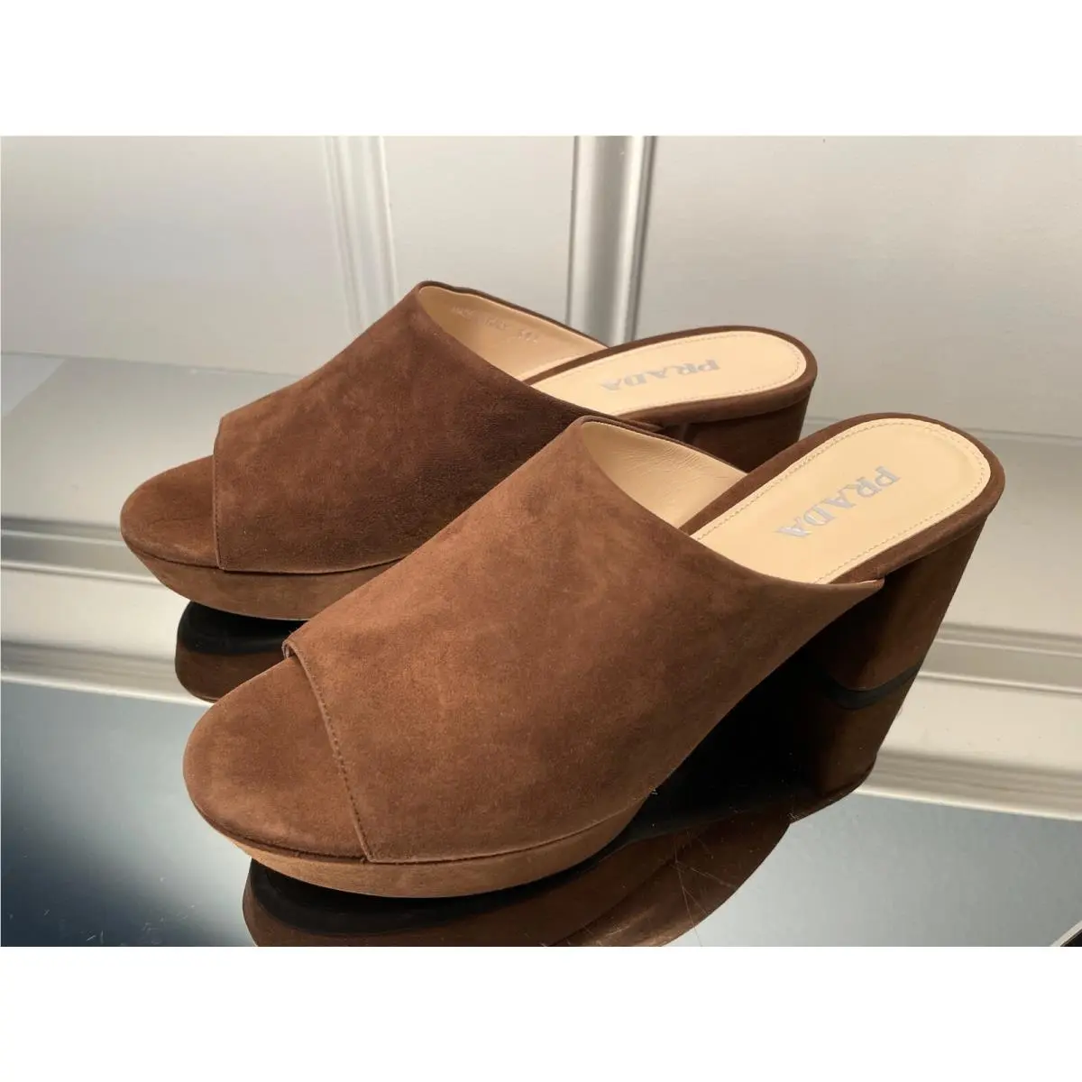 Prada shoes - PRADA 1XP32A - Brown 9