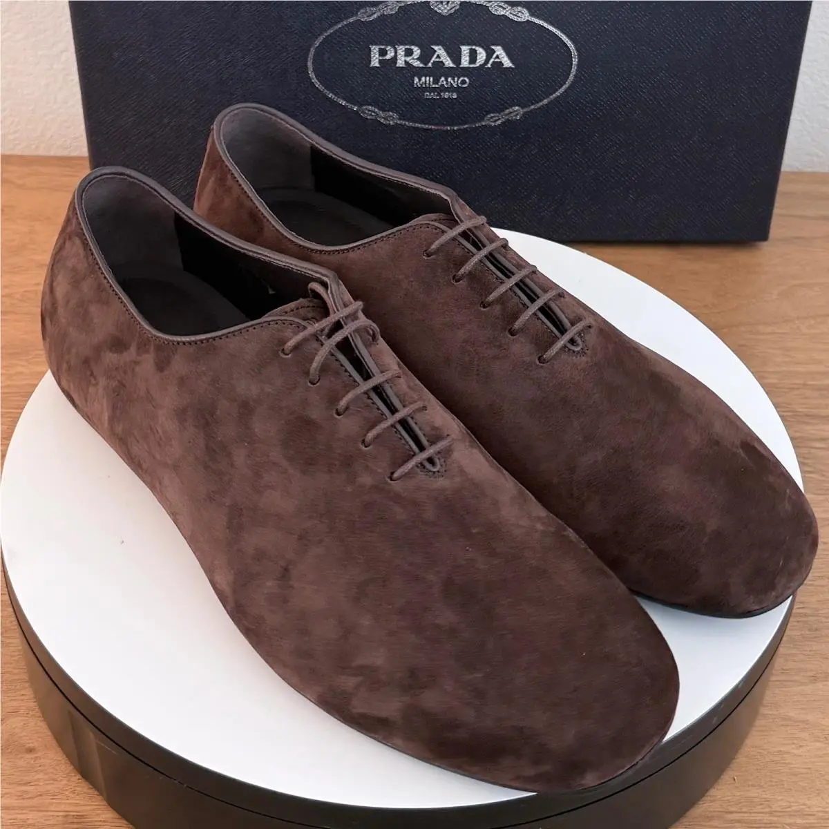 Prada shoes - 2EG448 Vit.Scamosciato - Brown 13